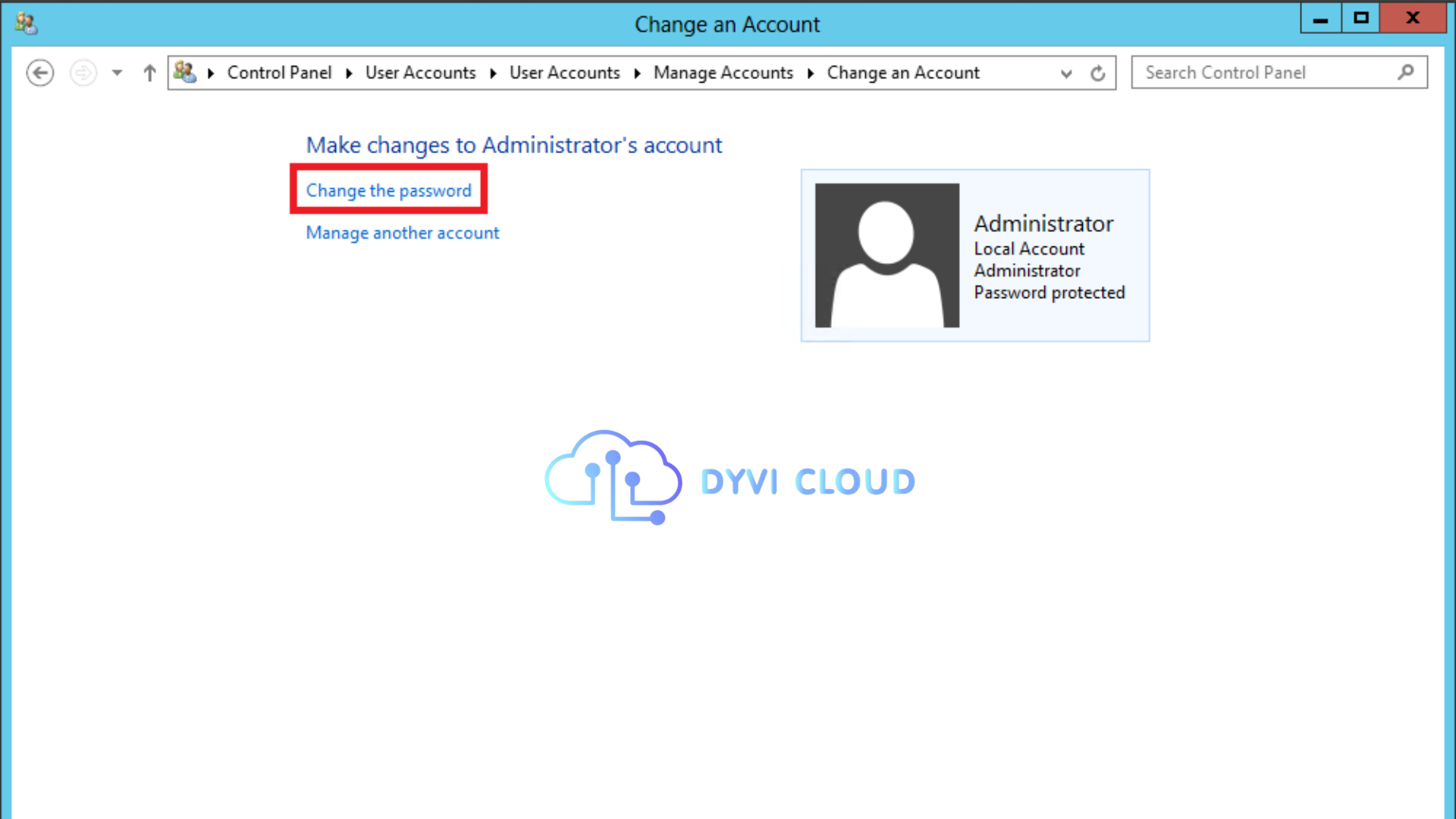 Hướng Dẫn Đổi Password VPS Sử Dụng Hệ điều hành Windows Bước 4