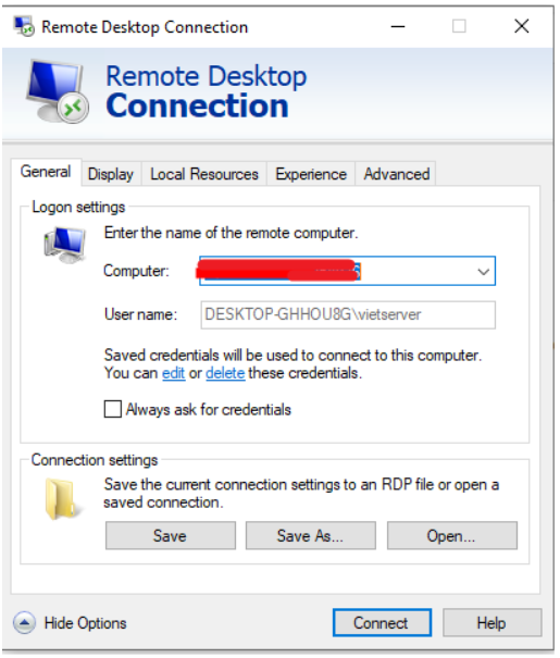 Hướng dẫn copy, chia sẻ dữ liệu từ PC lên VPS và ngược lại b1