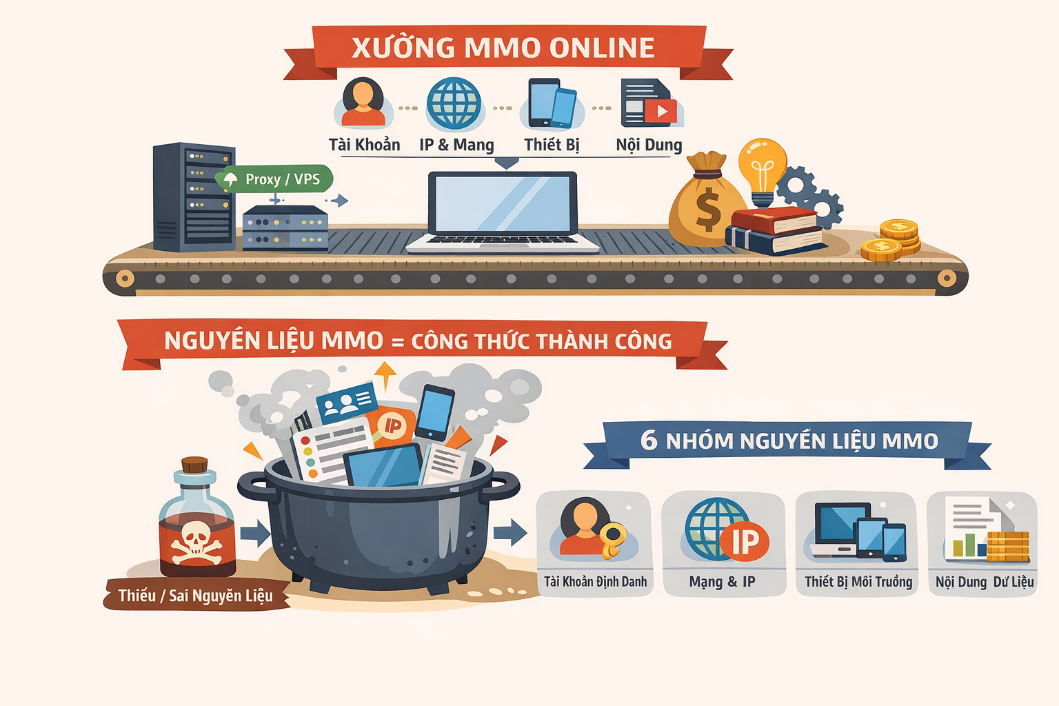 Nguyên liệu MMO là gì