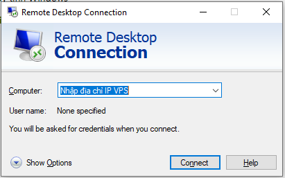 hướng dẫn đăng nhập vps b2