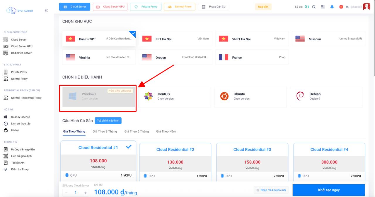 Cập nhập License Windows (SPLA)