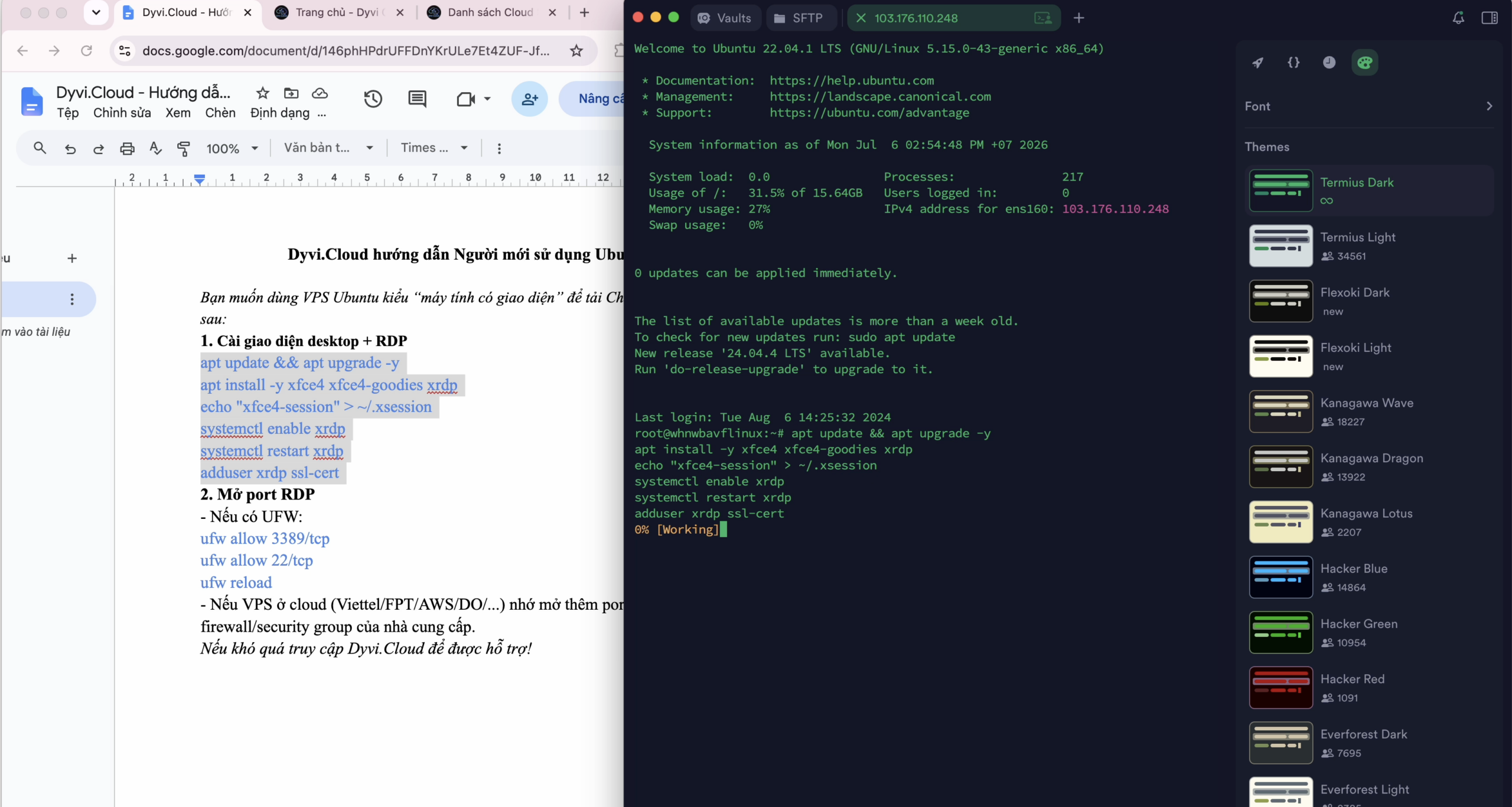 Hướng dẫn cài đặt giao diện Ubuntu nhanh chóng bằng câu lệnh