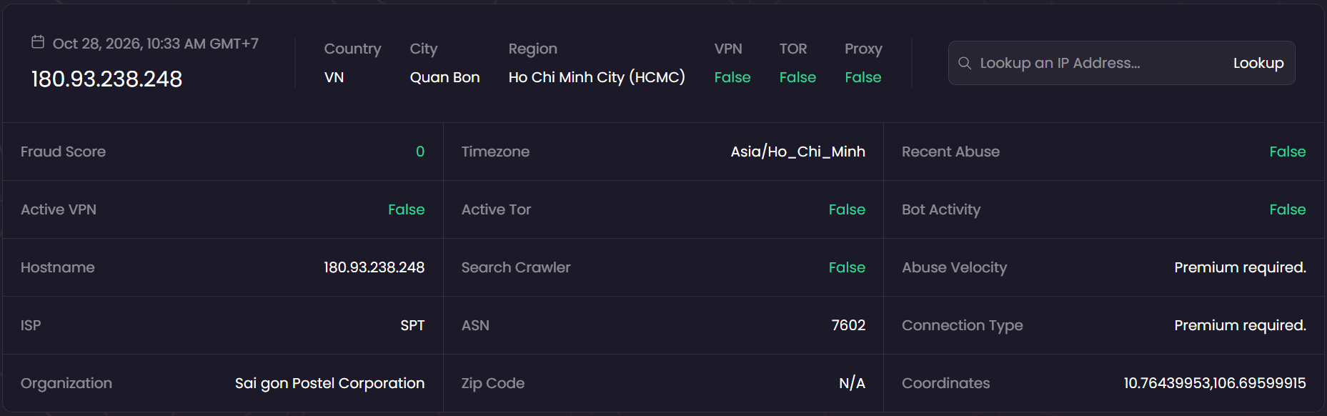 Tra cứu IP sau khi mua VPS proxy: đối chiếu IP hiển thị và location với gói đã mua