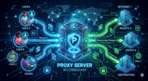proxy server riêng với thuê dịch vụ