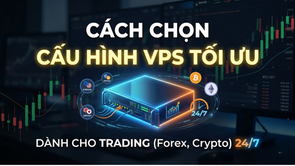 Cách chọn cấu hình VPS tối ưu cho Trading (Forex, Crypto) 24/7