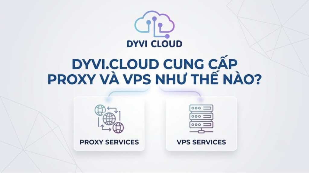 Dyvi Cloud cung cấp Proxy và VPS như thế nào?