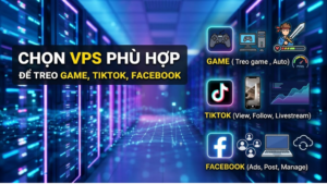 Làm sao chọn VPS phù hợp để treo game, TikTok, Facebook? Gợi ý từ Dyvi.Cloud