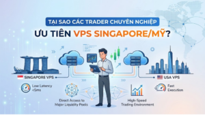 Tại sao các trader chuyên nghiệp ưu tiên VPS Singapore/Mỹ?