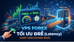 VPS Forex: Tối ưu độ trễ (Ping) để khớp lệnh nhanh nhất