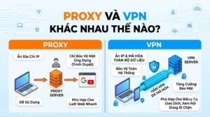 proxy và vpn khác nhau thế nào