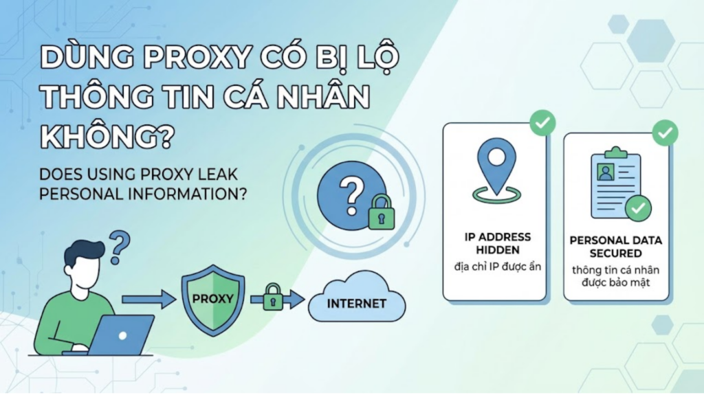 Dùng Proxy có bị lộ thông tin cá nhân không?