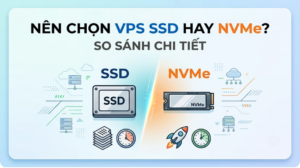 Nên chọn VPS SSD hay NVMe? So sánh chi tiết