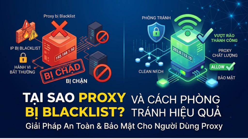 Tại sao proxy bị blacklist và cách phòng tránh