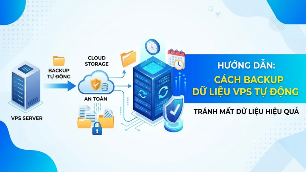 Cách backup dữ liệu VPS tự động để tránh mất dữ liệu