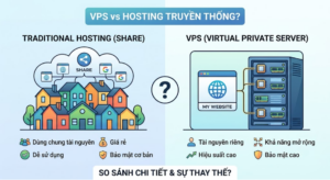 VPS có thay thế được hosting truyền thống không? So sánh chi tiết