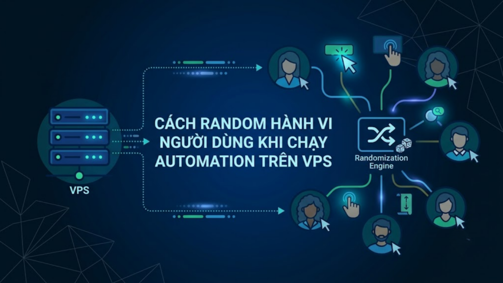 Cách random hành vi người dùng khi chạy automation trên VPS