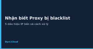 Nhận biết Proxy bị blacklist – 5 dấu hiệu IP bẩn và cách xử lý