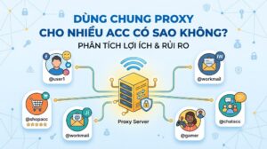Dùng chung Proxy cho nhiều acc có sao không?