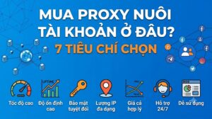 Mua proxy nuôi tài khoản ở đâu? 7 tiêu chí chọn